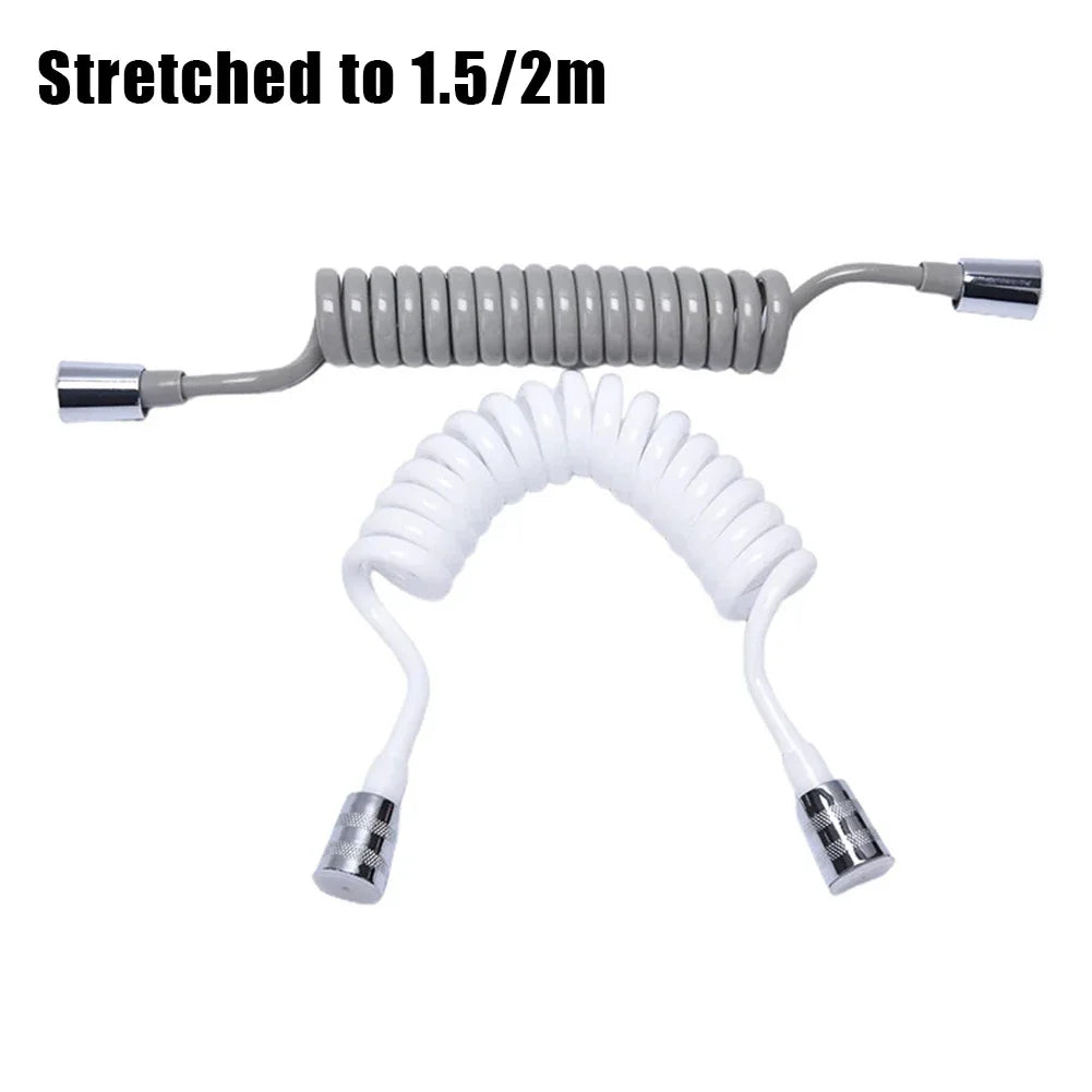 Flexible PU Spring Shower Hose 1.5M/2M – Bidet & Sprayer