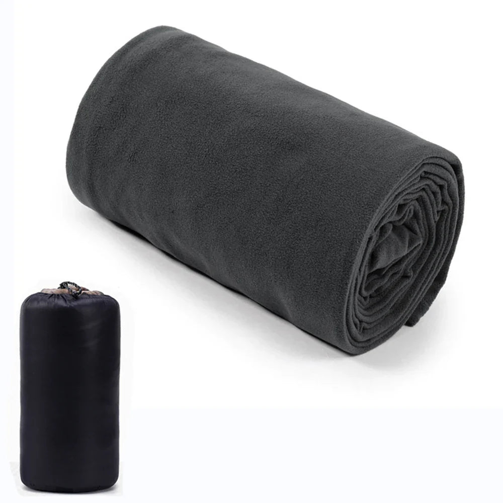 Soft Fleece Sleeping Bag Liner – Ultralight Camping Blanket