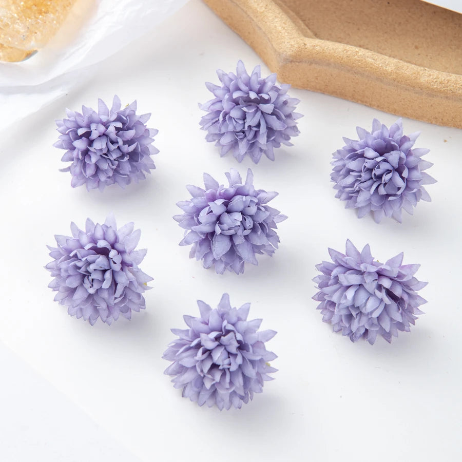 50/100 Silk Carnation Flower Heads – Wedding & DIY Décor