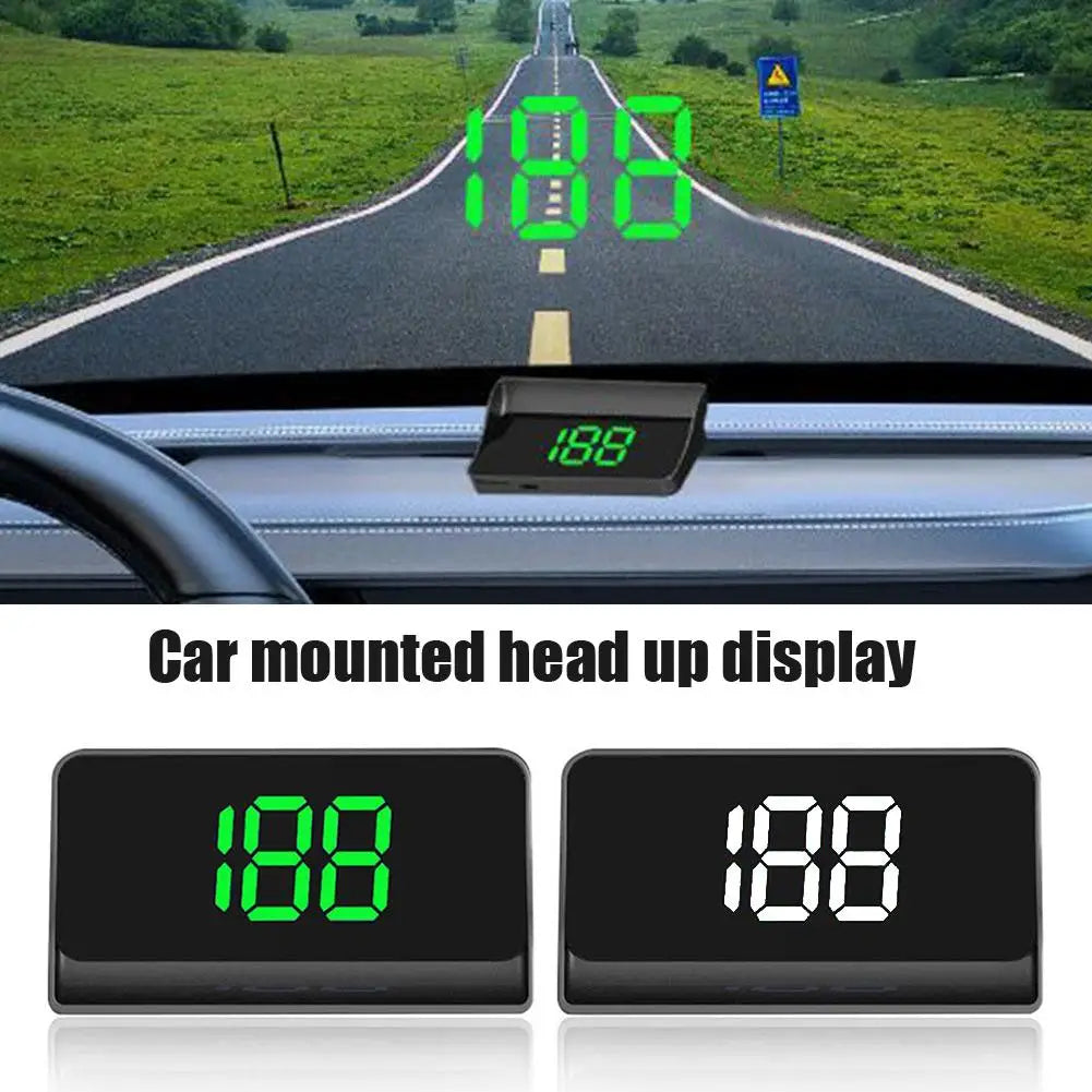 GPS HUD Windshield Speedometer – Digital Head-Up Display KMH