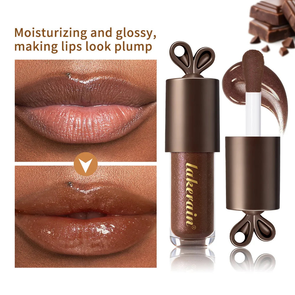 LIPPY BUNNY Lip Gloss | Chocolate Glow & Plumping Formula Lip Gloss Peaceful Pleasures Health and Wellness