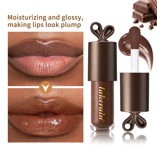 LIPPY BUNNY Lip Gloss | Chocolate Glow & Plumping Formula Lip Gloss Peaceful Pleasures Health and Wellness