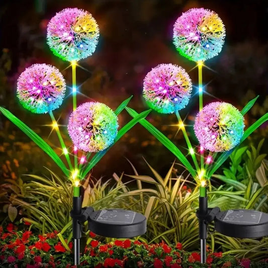 Solar Dandelion Lawn Lights – Waterproof Outdoor Garden Decor