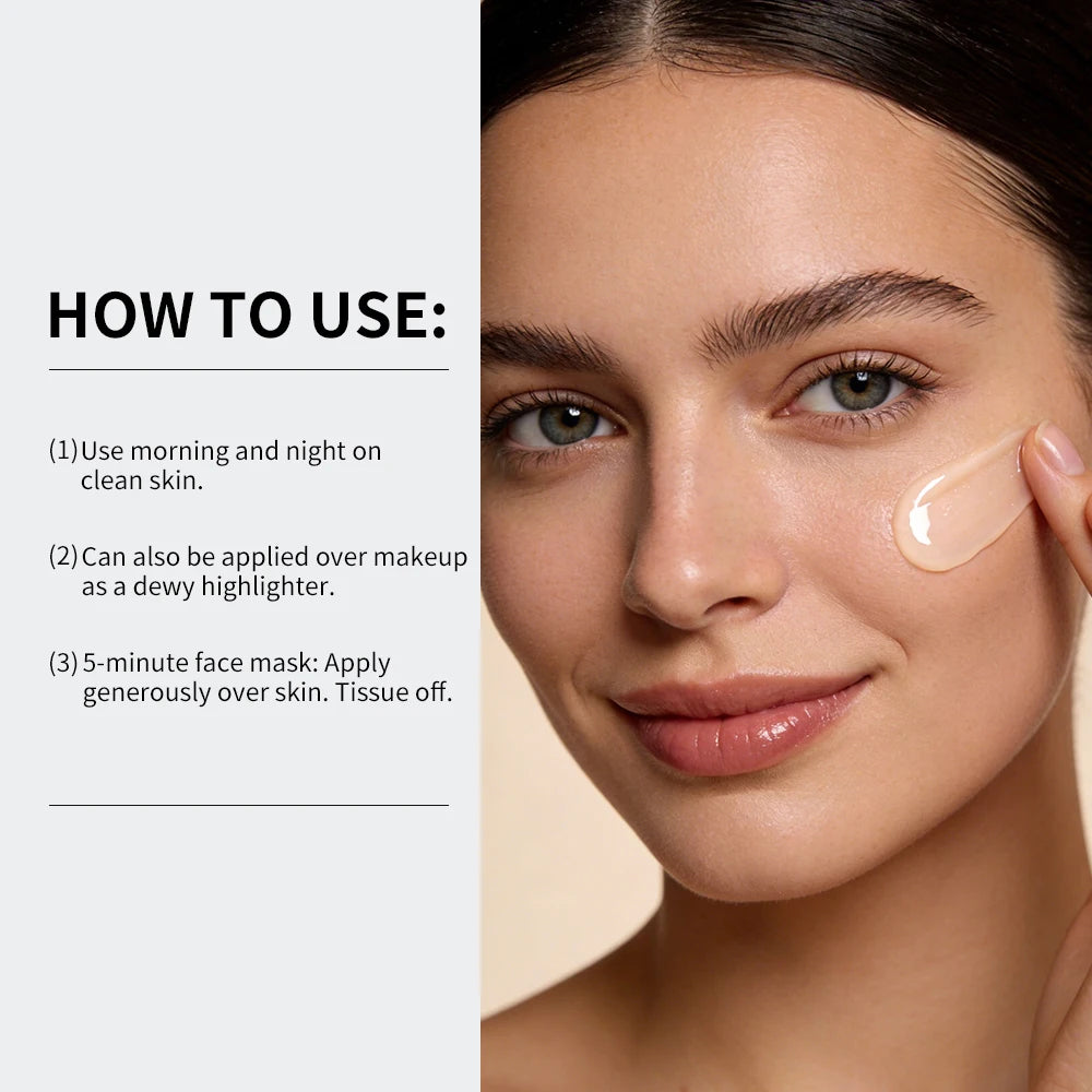 Auto-replenishing Hydration Cream Deep Moisturizing Refreshing Oil-Free Texture Quickly Absorb Long-lasting Hydration Face Cream Peaceful Pleasures Health and Wellness