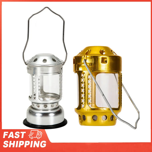 Outdoor Camping Angling Candle Lamp Lantern Mini Bright Aluminium Peaceful Pleasures Health and Wellness