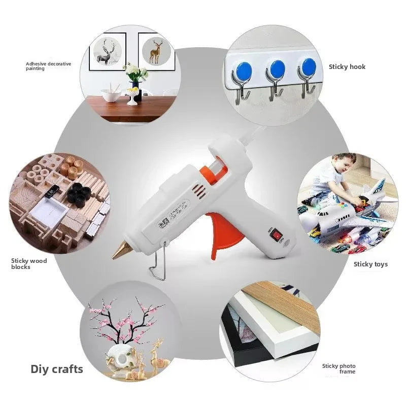 100W Hot Melt Glue Gun Mini – DIY & Industrial 11mm Tool