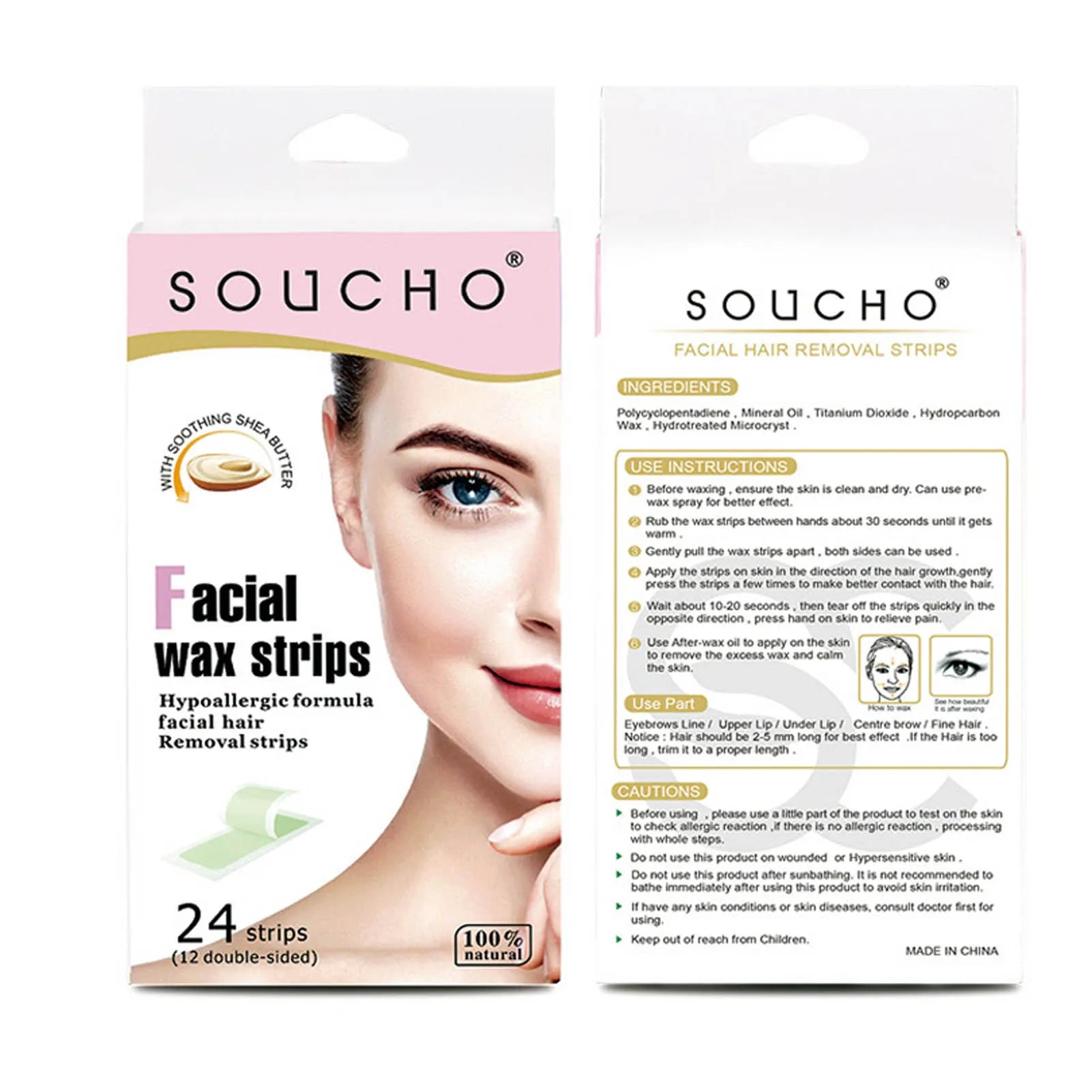 Strips Portable Hair Single-sided Double-sided Non-woven Depilatory Wax Paper Wax Strips Fast Hair Removal Peaceful Pleasures Health and Wellness Blue