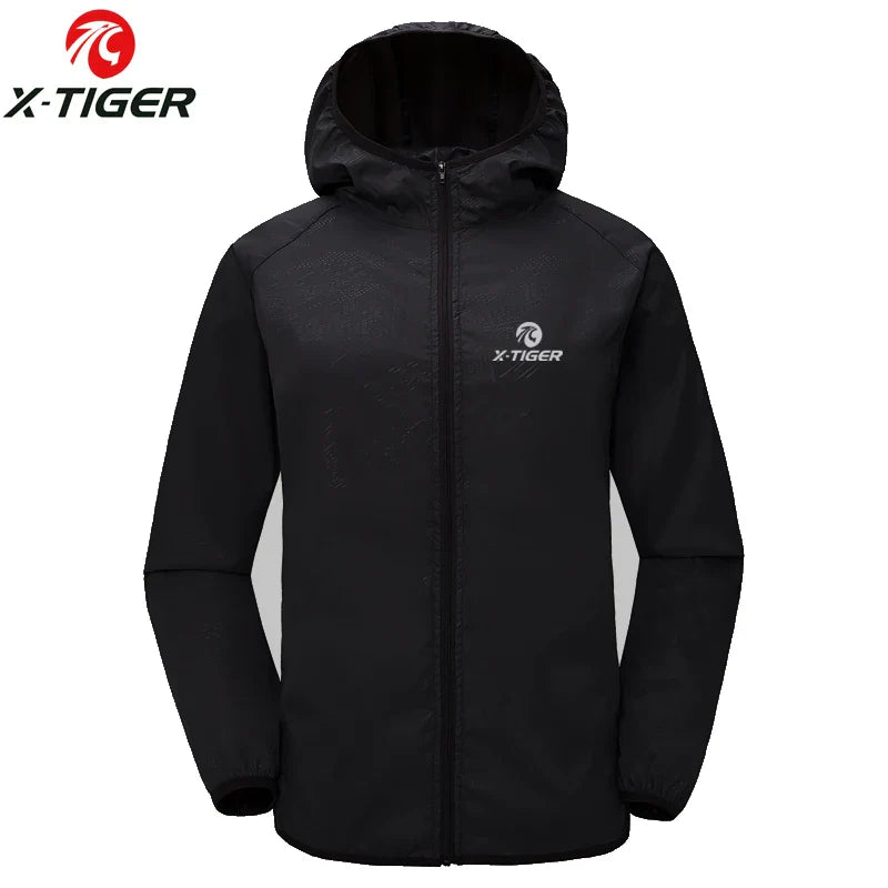 X-TIGER Windproof Reflective Cycling Jacket – Lightweight MTB