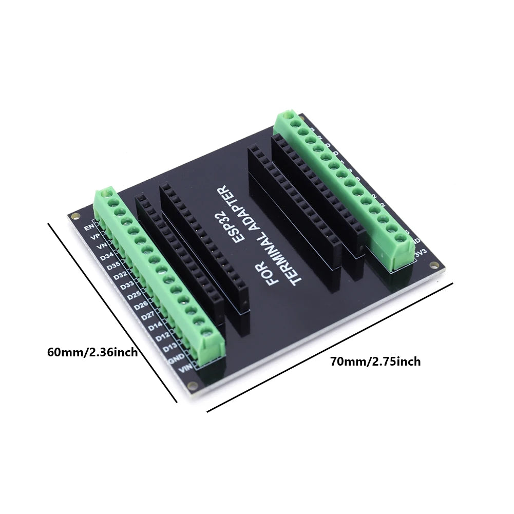 1-10PC Expansion Board for ESP32 CP2102 NodeMCU-32S Lua 30/38Pin GPIO 1 Into 2 Dual Core CPU GPIO WiFi Bluetooth Low Power Modul Peaceful Pleasures Health and Wellness