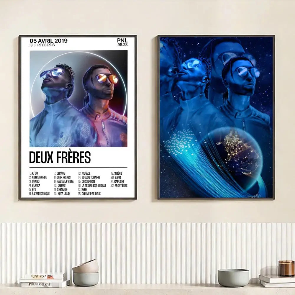 2Pac HD Self-Adhesive Waterproof Wall Art Poster | Hip-Hop Wall Art Poster Peaceful Pleasures Health and Wellness