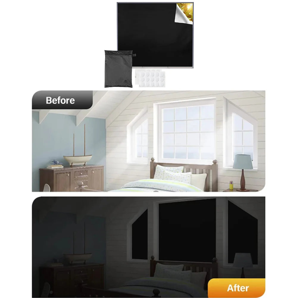 Magnetic Blackout Shade Windows Using 420D Fabric Designed Privacy