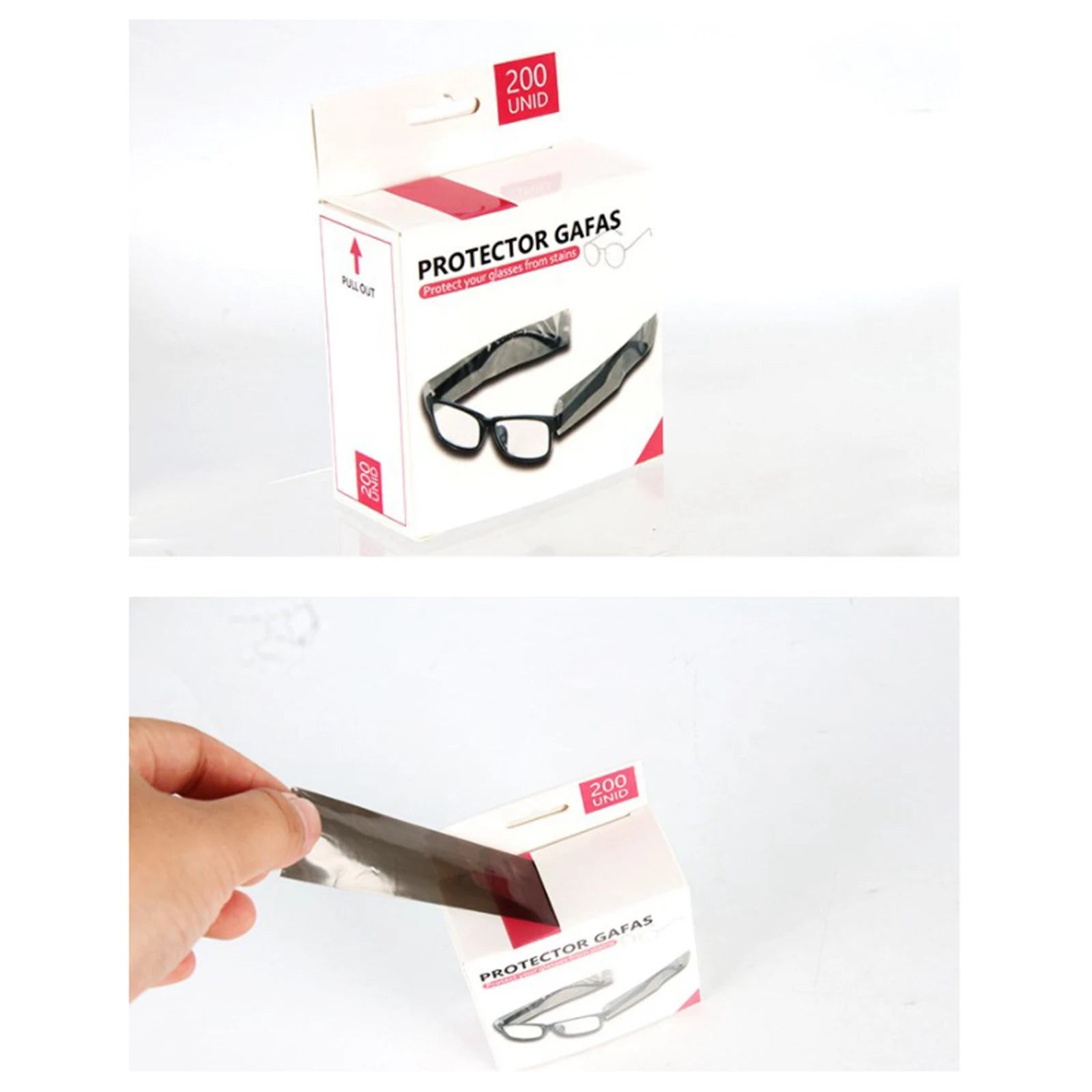 200ps/Box Disposable Glasses Leg Sleeves Cover Hair Dye Tools Barber Hair Coloring Styling Tool Eyeglasses Protector Accessory Peaceful Pleasures Health and Wellness