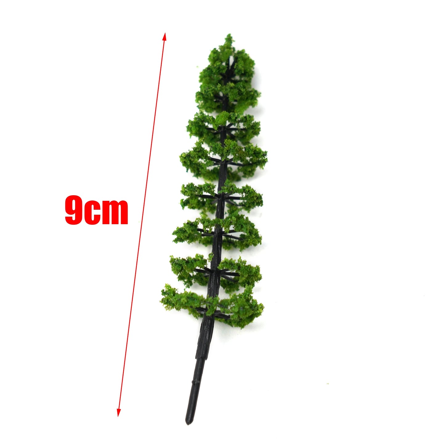 10 Pine Tree Model Green Scale Railway Layout Miniature Sand Table