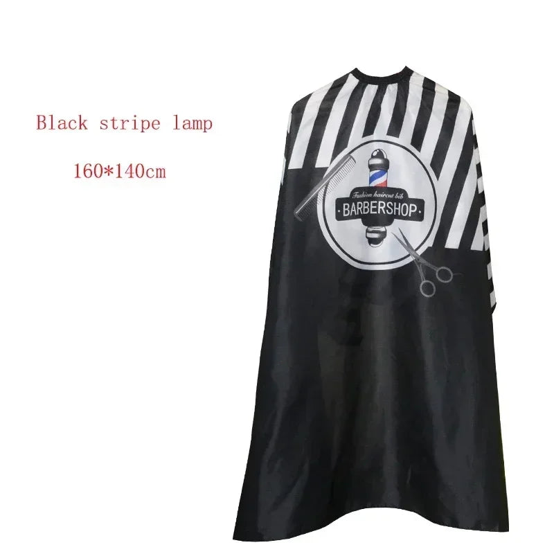 Hairdressing Coth Pattern Cutting Hair Waterproof Cloth Salon Barber Cape Professional Hair Stylist Retro Aprons Haircut Cape Peaceful Pleasures Health and Wellness Black buckle