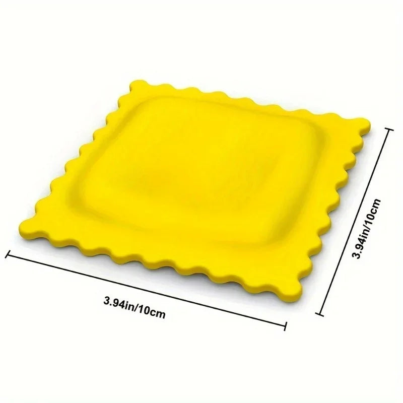 Cartoon Biscuit Silicone Spoon Rest | Heat-Safe Kitchen Mat