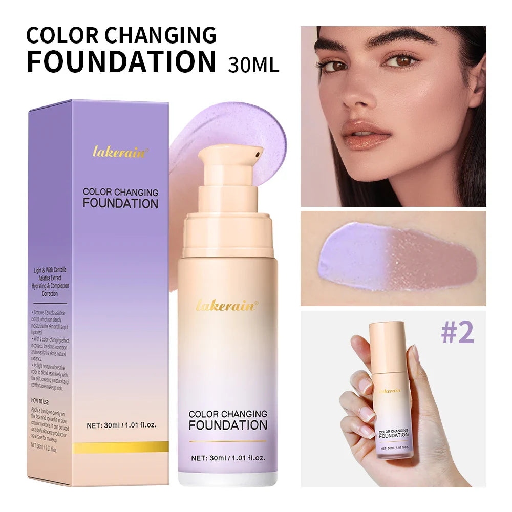 Liquid Foundation 4 Shades – Waterproof, Concealing & Long-Wear