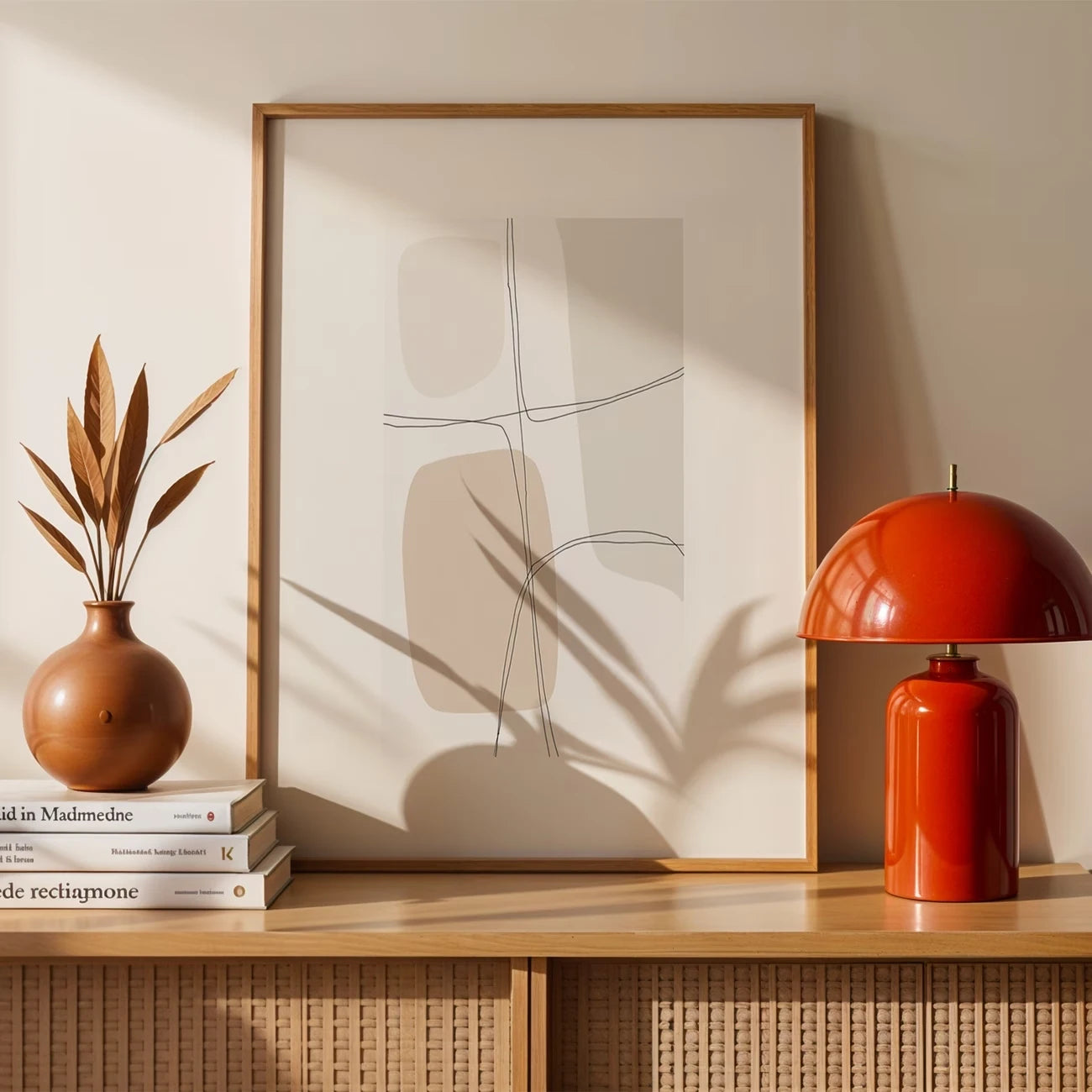 Minimalist Christian Line Art Canvas Wall Print | Home Decor