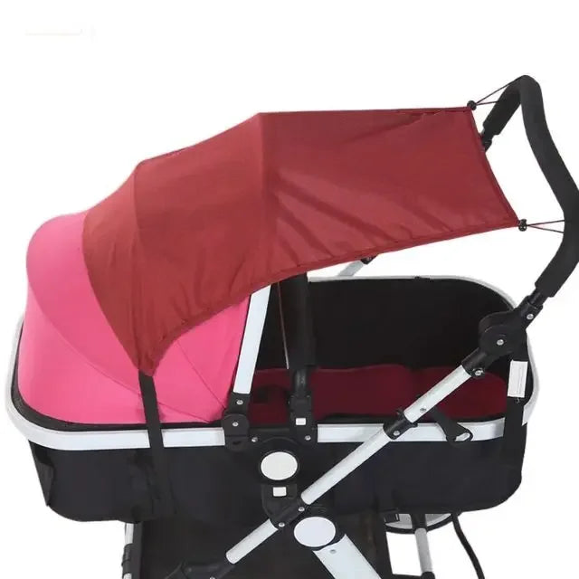 Baby Stroller Sun Shade UPF 50+ Canopy Cover & Mesh Window