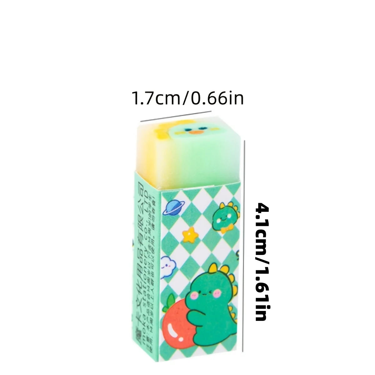 15-Piece Fruit-Shaped Erasers | Dust-Free Jelly Erasers for Kids