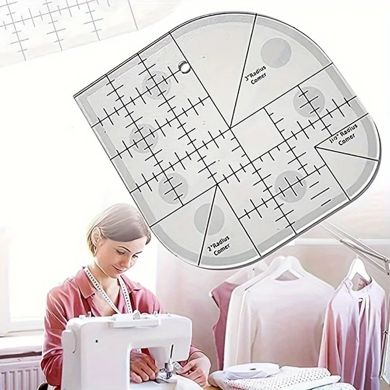 Acrylic Corner Quilting Ruler – DIY Sewing Template Tool