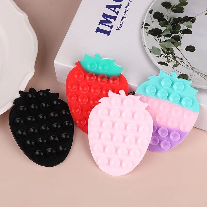 Strawberry Suction Cup Phone Holder – Car & Desk Stand