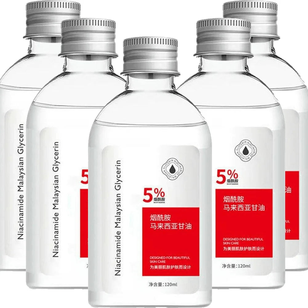 120ml Niacinamide Malaysian Vitamin E Skincare Glycerol Brighten the Skin Moisturizing Essence Water Skin Care Glycerin Skincare Peaceful Pleasures Health and Wellness D