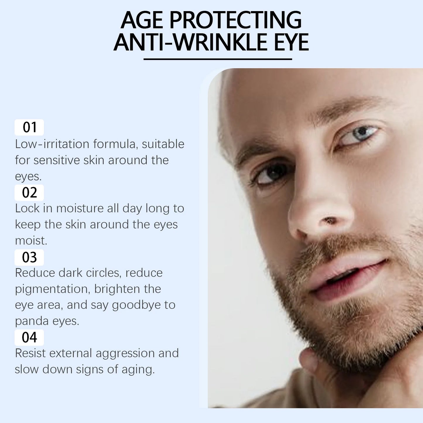 East Moon Men's Eye Cream – Firm, Brighten & Depuff 25g