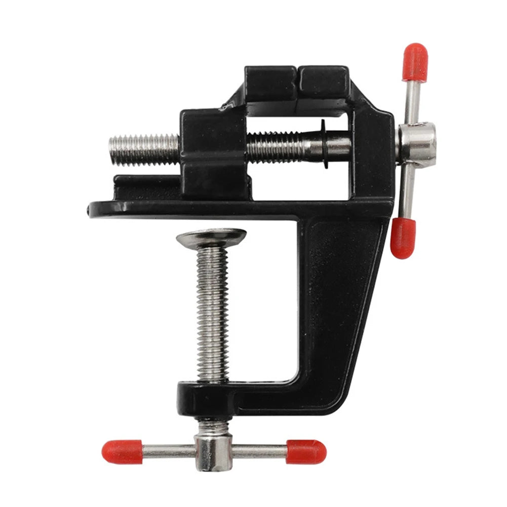 Mini Bench Vise Small Table Clamp Steel Screw Handle Household Diy