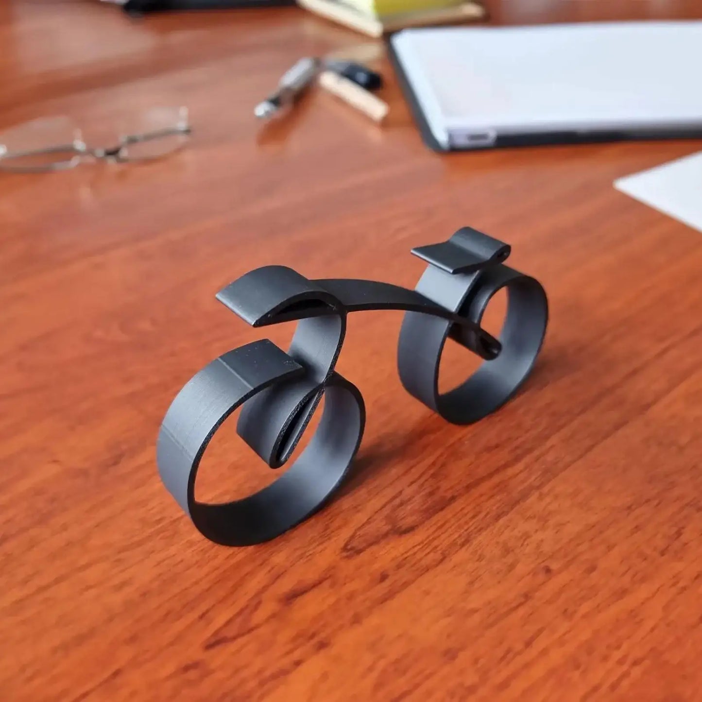 3D Minimalist Bicycle Sculpture | Acrylic Bike Desk Decor Art
