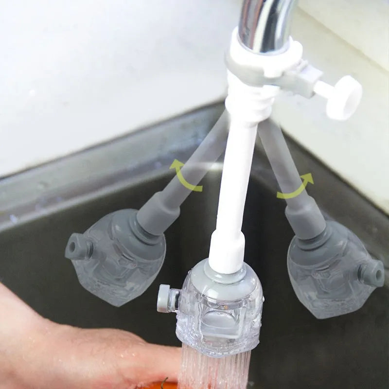 360° Faucet Extender – Dual Mode Water-Saving Sprayer