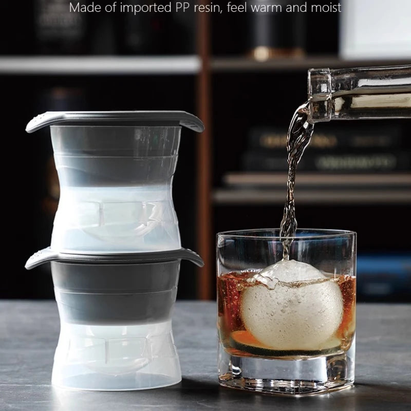 6cm Silicone Sphere Ice Ball Mold – Whiskey Ice Maker, 20 Balls Silicone Ice Ball Mold Peaceful Pleasures Health and Wellness
