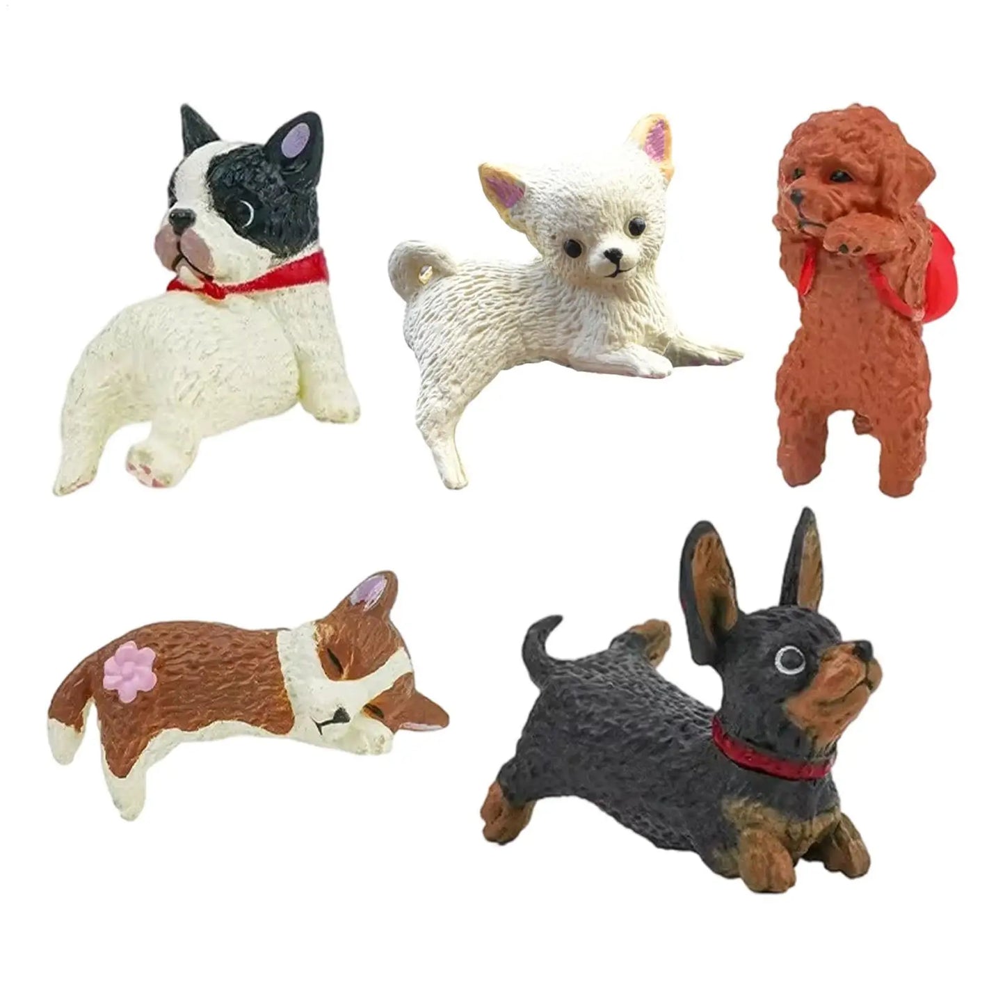 Cute Dog Figure Car Dashboard Ornament | Desk Decor Gift