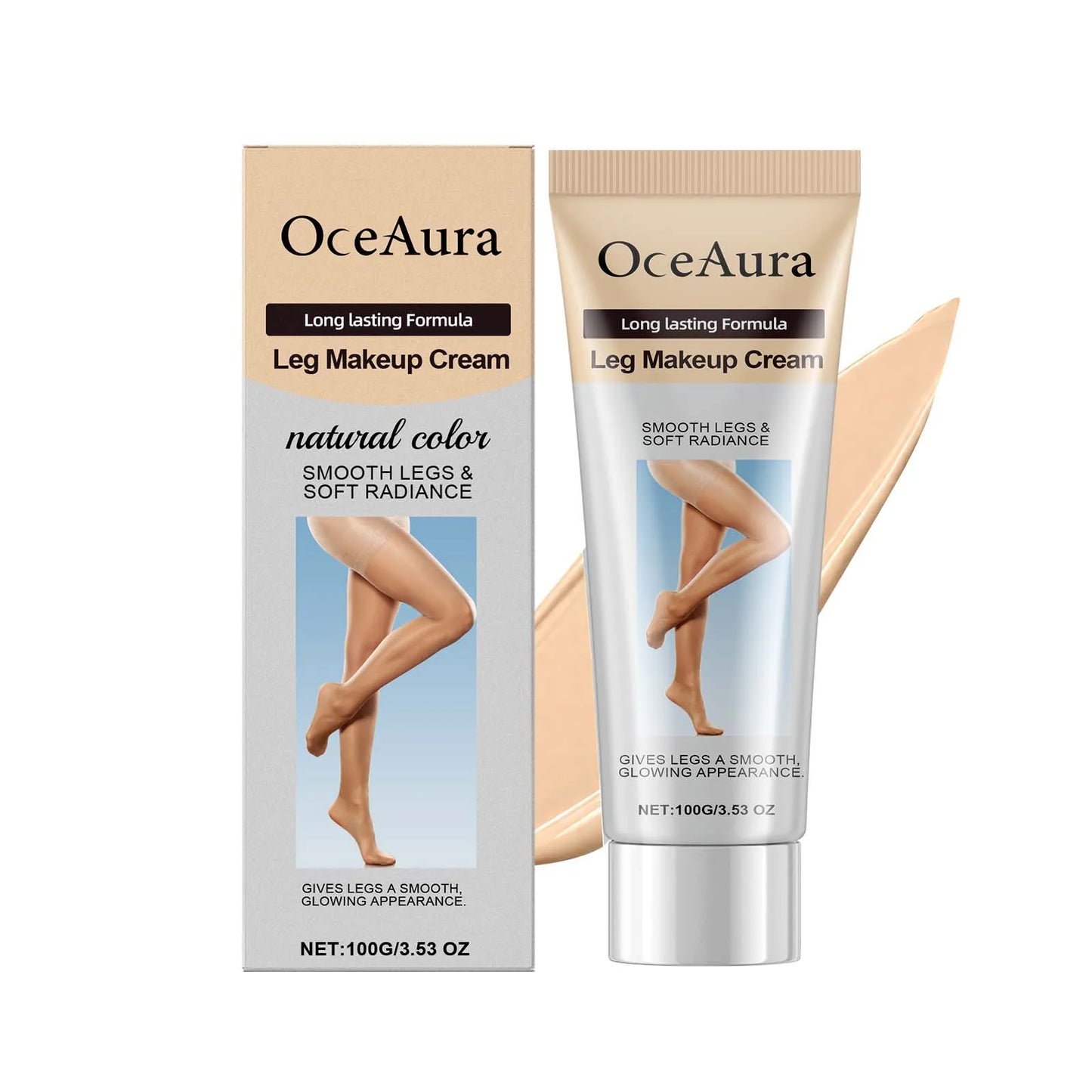 OceAura Leg Makeup Cream | Body Foundation & Concealer 100g