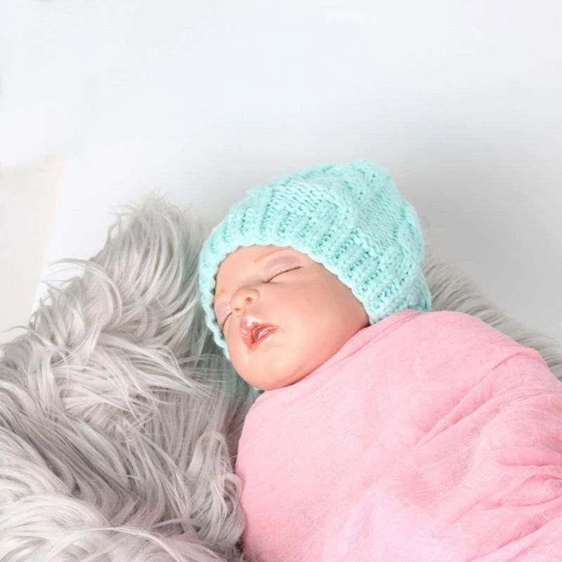 Newborn Plush Photography Blanket Backdrop – Baby Photo Props
