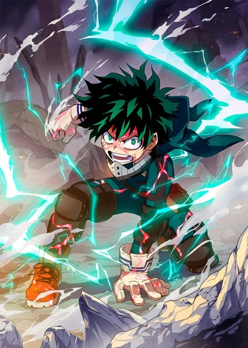 My Hero A-Academia Poster Anime Canvas Painting Wall Print Picture for Boy Bedroom Home Decor Cuadros Peaceful Pleasures Health and Wellness