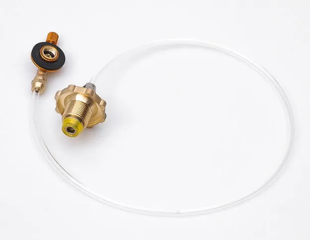 Propane Refill Adapter for Camping Gas Stove Canister Gas Refill Adapter Peaceful Pleasures Health and Wellness National standard PU