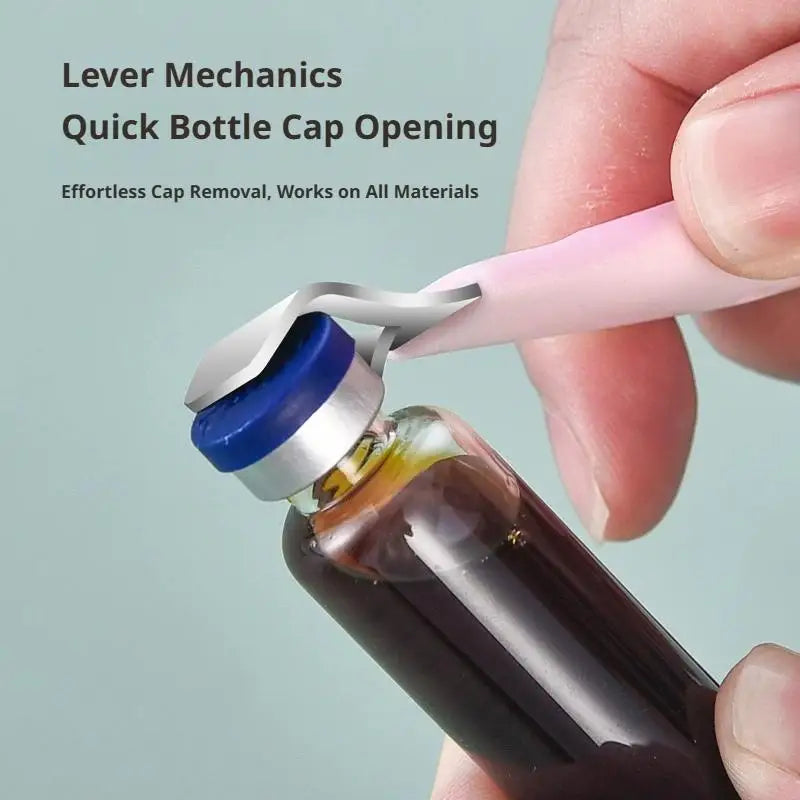 Stainless Steel Bottle Opener for Medical Ampules & Oral Liquids, Portable Medical Glass Vial Opener Kitchen Tool Peaceful Pleasures Health and Wellness