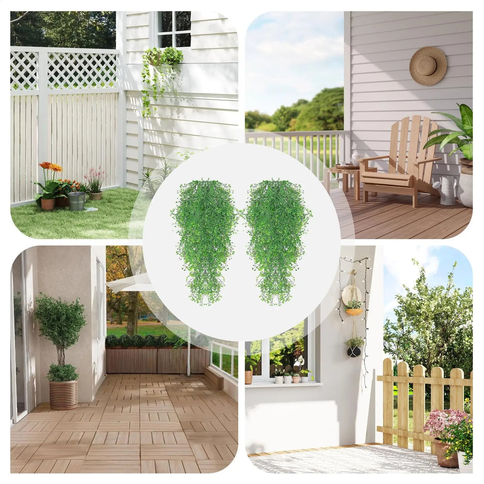 Artificial Flower Garland Fake Vine Wall Decor – 82cm Artificial Vine Garland Peaceful Pleasures Health and Wellness