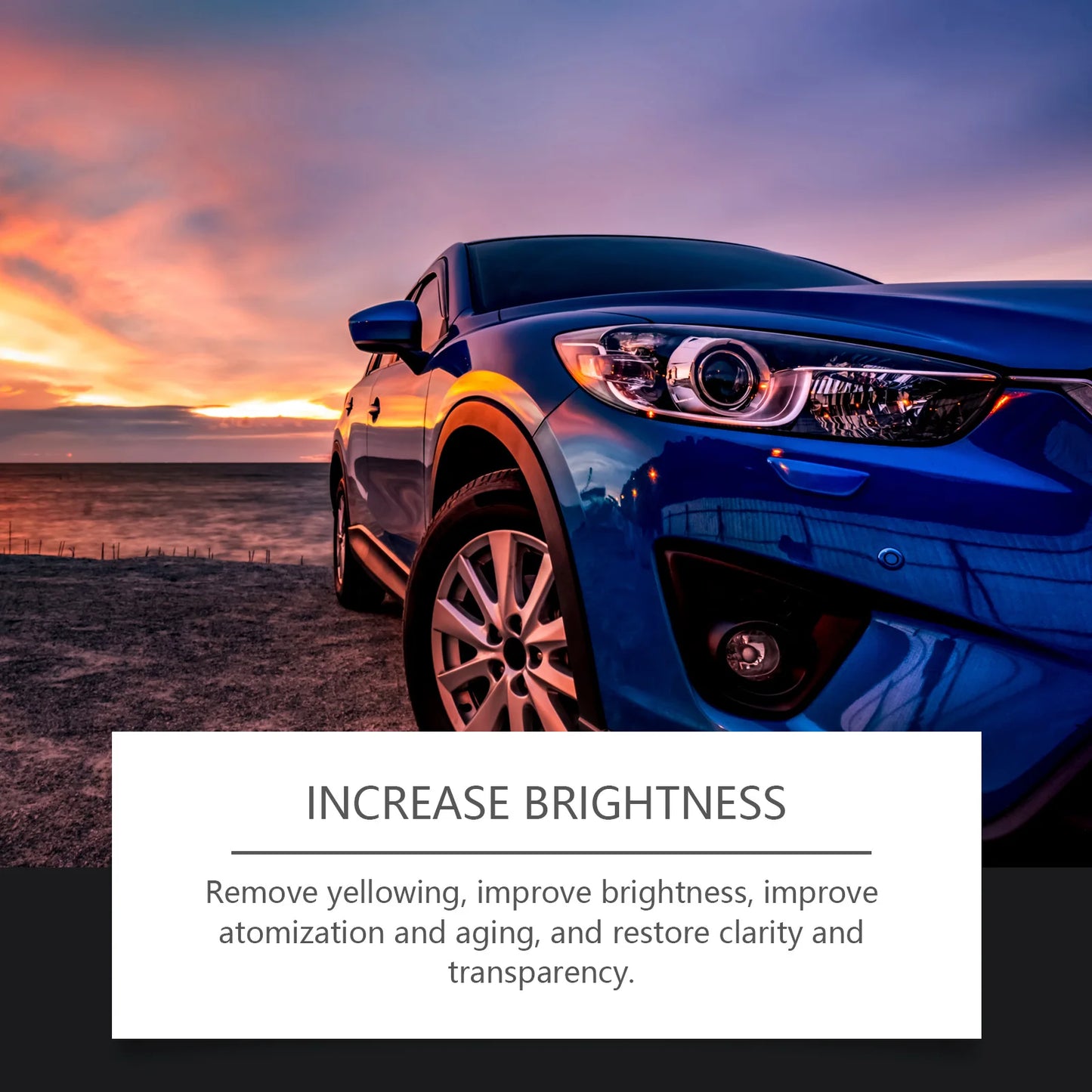 Homonth Headlight Restoration Kit – Remove Yellowing & Haze
