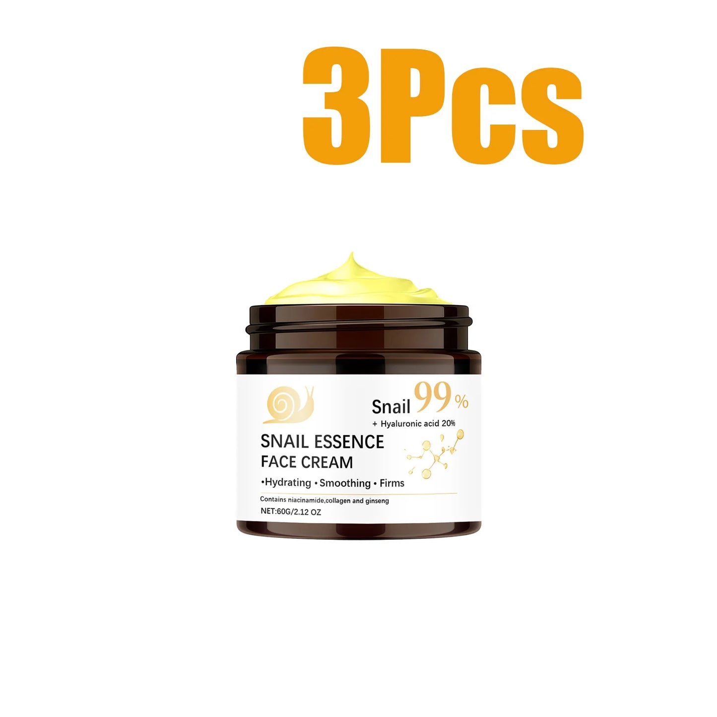 Snail Mucin Face Cream – Anti-Aging, Firming & Brightening