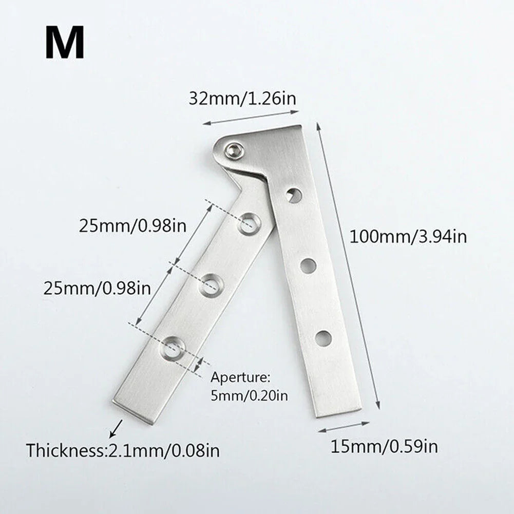 Stainless Steel Invisible Pivot Door Hinge | Hidden Axis S/M/L