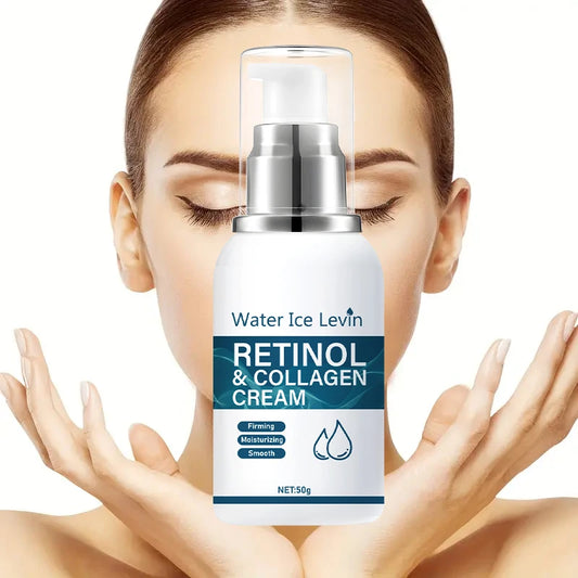 Retinol Collagen Face Cream – Firming & Moisturizing, 50g Retinol Face Cream Peaceful Pleasures Health and Wellness