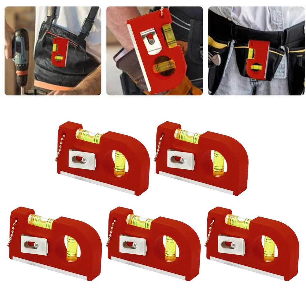 2In1 Mini Pocket Level Metal Chain Hook Determining Horizontal
