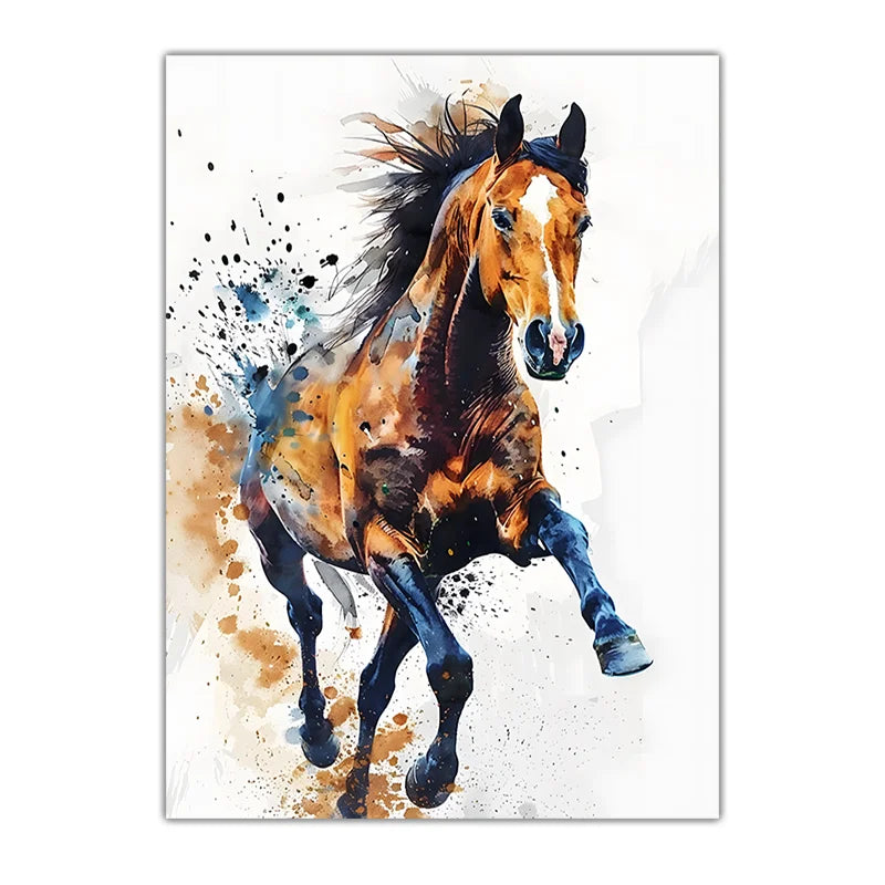 Farmhouse Horse Highland Cow Sheep Canvas Wall Art Print Canvas Wall Art Peaceful Pleasures Health and Wellness 01 30x40cm No Frame China Mainland