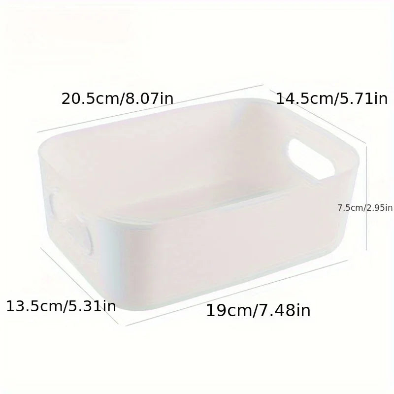 5/10Pcs Kitchen tabletop miscellaneous snacks storage box seasoning storage basket Desktop Cosmetic Plastic Sundries Storage Box Peaceful Pleasures Health and Wellness