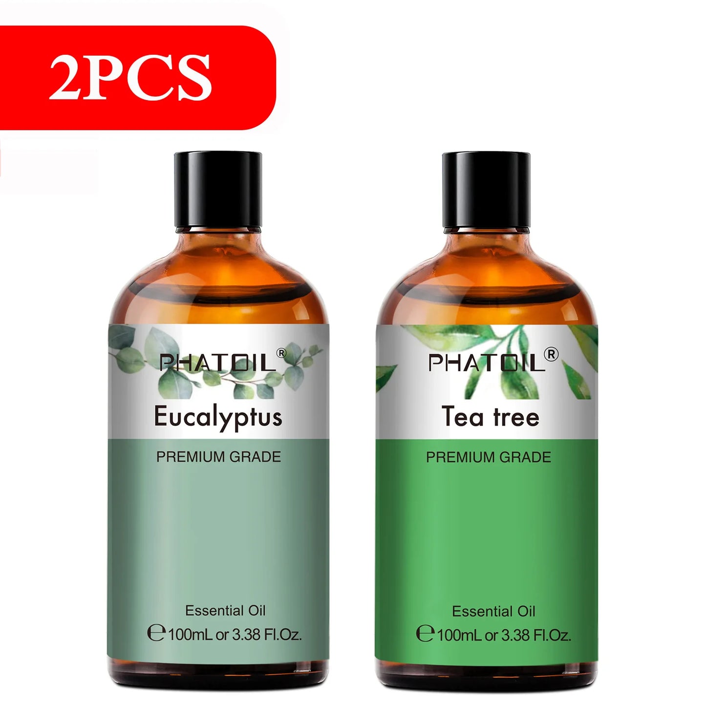 100ml Aromatherapy Essential Oil – Lavender, Rose, Vanilla, Eucalyptus & More for Diffuser & Candle Making