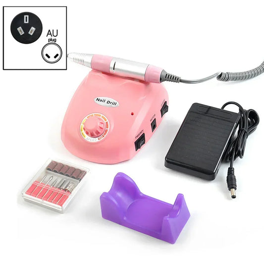 20W 35000RPM Electric Nail Drill Machine Kit | Milling Cutters Electric Nail Drill Peaceful Pleasures Health and Wellness