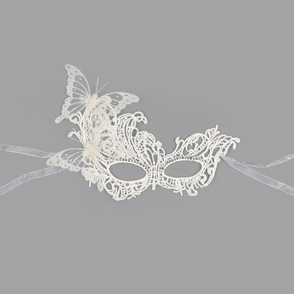 Butterfly Lace Half Face Mask | Masquerade & Cosplay