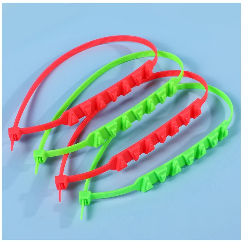 Anti-Skid Snow Chains for Motorcycle & Bicycle Tires – 10 Pack