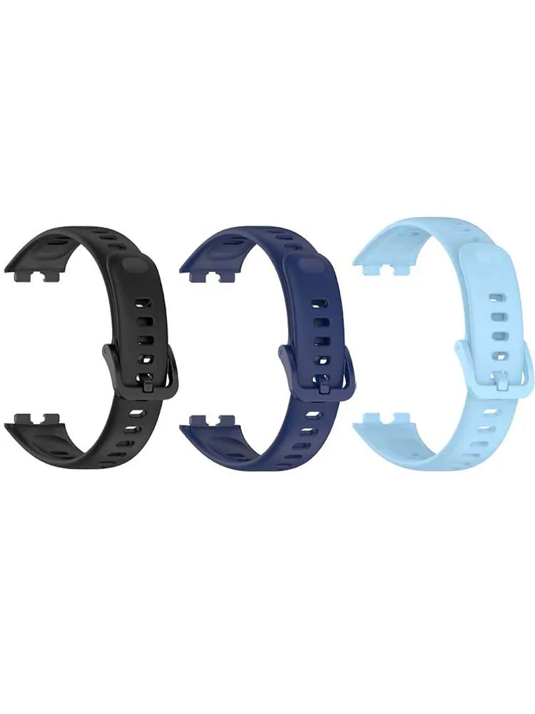 3-Pack Silicone Replacement Bands for Huawei Band 9 & NFC Peaceful Pleasures Health and Wellness Mixed color 2